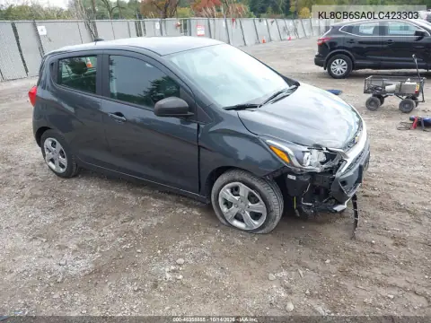 KL8CB6SA0LC423303 — 2020 Chevrolet Spark, Right side, before-repair photos