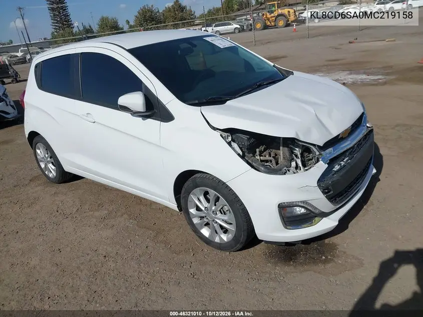 2021 Chevrolet Spark Fwd 1Lt Automatic VIN KL8CD6SA0MC219158 фото 2