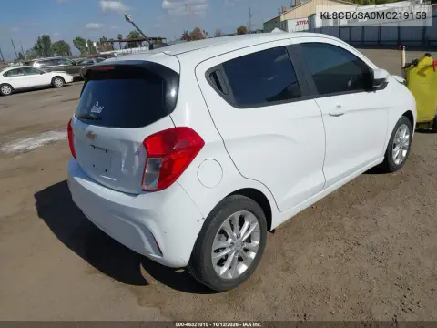 2021 Chevrolet Spark Fwd 1Lt Automatic VIN KL8CD6SA0MC219158 фото 5