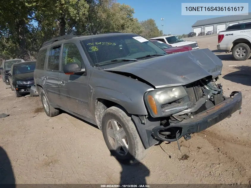 1GNET16S436161617 — 2003 Chevrolet TrailBlazer, фото 2 с аукциона IAAI, Передняя часть