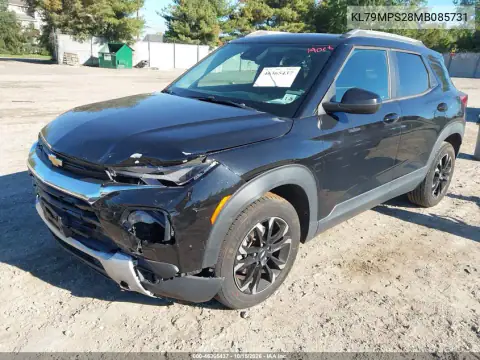 KL79MPS28MB085731 — 2021 Chevrolet TrailBlazer, фото 2 з IAAI, Передня частина