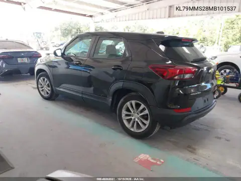 KL79MMS28MB101537 — 2021 Chevrolet TrailBlazer, foto 4 de IAAI, Suspensión