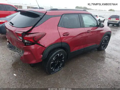 KL79MPSLXMB057664 — 2021 Chevrolet TrailBlazer, фото 5 с аукциона IAAI, ЗАДНЯЯ ЧАСТЬ