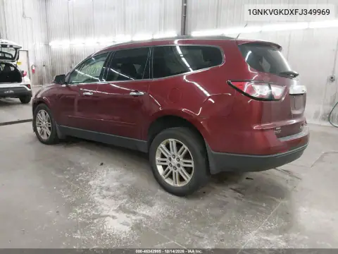 1GNKVGKDXFJ349969 — 2015 Chevrolet Traverse, photo 4 from IAAI, Front end