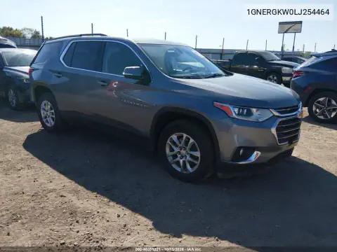 1GNERGKW0LJ254464 — 2020 Chevrolet Traverse, Задня частина, фото до ремонту