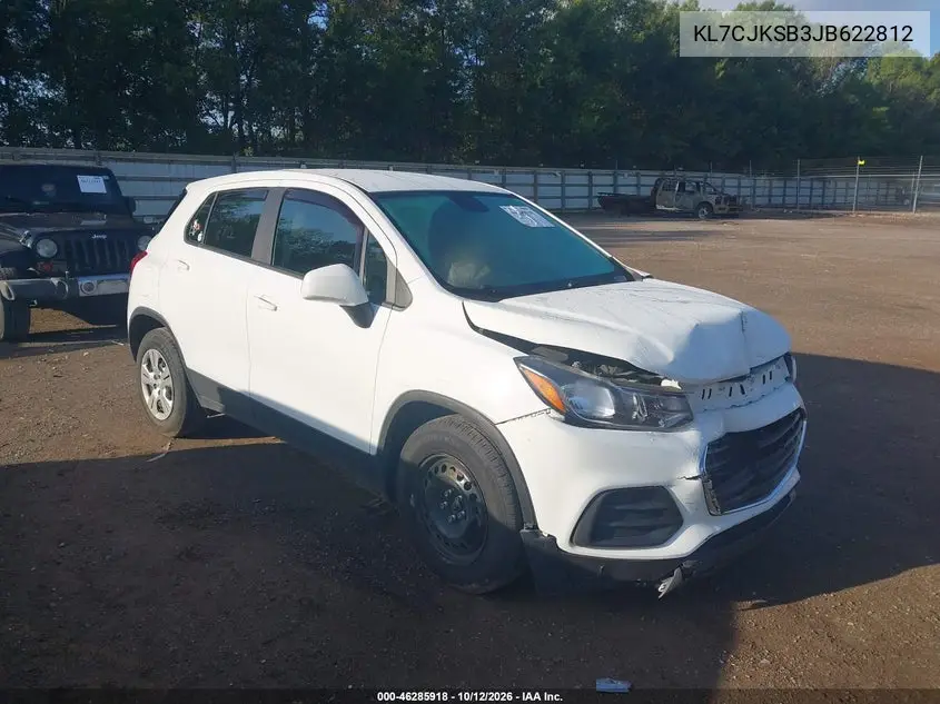KL7CJKSB3JB622812 — 2018 Chevrolet TRAX, фото 2 с аукциона IAAI, ПЕРЕДНЯЯ ЧАСТЬ