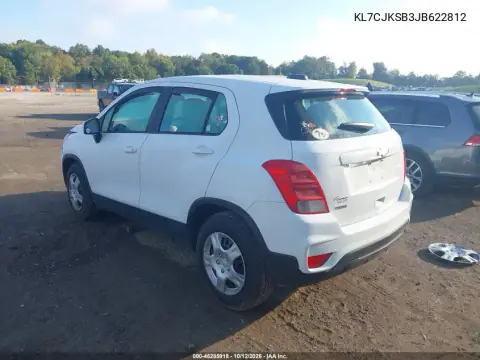 KL7CJKSB3JB622812 — 2018 Chevrolet TRAX, фото 4 с аукциона IAAI, ПЕРЕДНЯЯ ЧАСТЬ