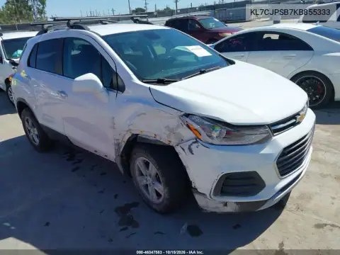 KL7CJPSB7KB855333 — 2019 Chevrolet TRAX, правый бок, фото до ремонта