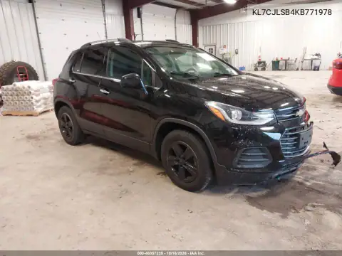 KL7CJLSB4KB771978 — 2019 Chevrolet TRAX, Przód, zdjęć przed naprawą