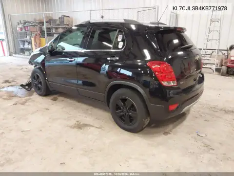 KL7CJLSB4KB771978 — 2019 Chevrolet TRAX, zdjęcie 4 z IAAI, Przód
