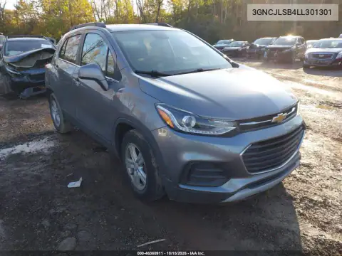 3GNCJLSB4LL301301 — 2020 Chevrolet TRAX, მარცხენა მხარე, ფოტოები შეკეთებამდე