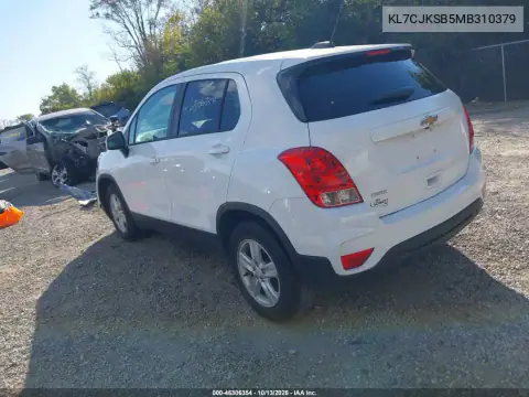 KL7CJKSB5MB310379 — 2021 Chevrolet TRAX, фото 4 с аукциона IAAI, Передняя часть