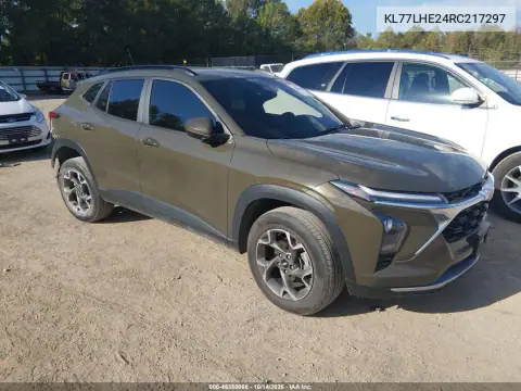 KL77LHE24RC217297 — 2024 Chevrolet TRAX, Parte trasera, fotos antes de reparar