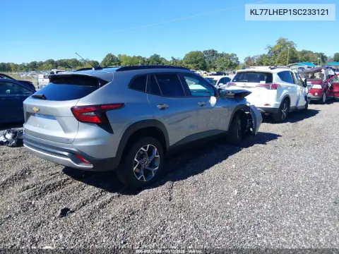 KL77LHEP1SC233121 — 2025 Chevrolet TRAX, фото 4 з IAAI, Передня частина