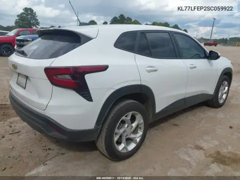 KL77LFEP2SC059922 — 2025 Chevrolet TRAX, zdjęcie 5 z IAAI, Lewy bok