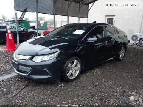 1G1RC6S58HU158609 — 2017 Chevrolet Volt, photo 3 from IAAI, Left front
