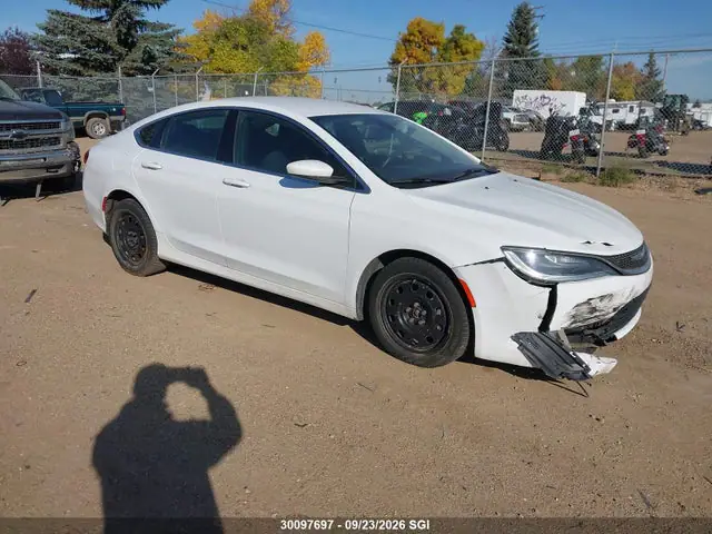 1C3CCCFB9FN541191 — 2015 Chrysler 200 LX, Передняя часть справа (Right Front), фото до ремонта