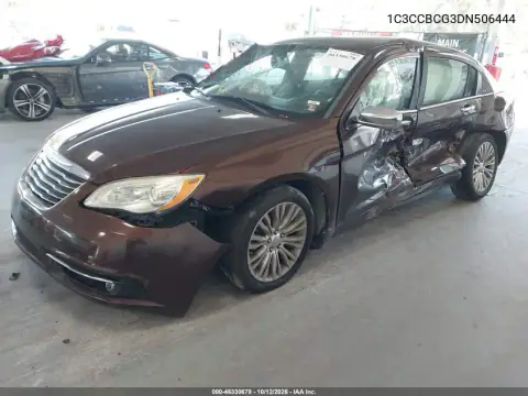 1C3CCBCG3DN506444 — 2013 Chrysler 200, photo 3 from IAAI, Left side