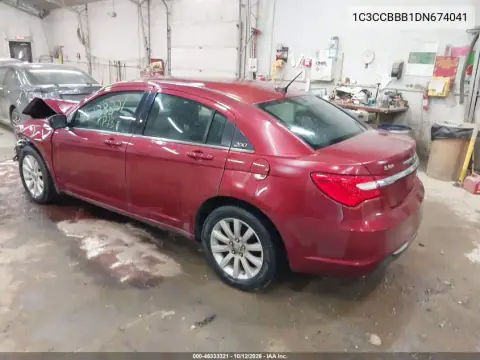 1C3CCBBB1DN674041 — 2013 Chrysler 200, photo 3 from IAAI, Front end
