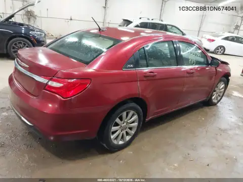 1C3CCBBB1DN674041 — 2013 Chrysler 200, photo 4 from IAAI, Front end