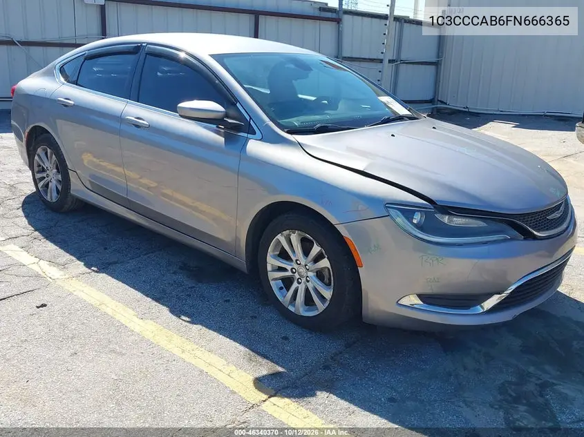 2015 Chrysler 200 Limited VIN 1C3CCCAB6FN666365 фото 2