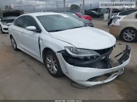 1C3CCCAB4GN164231 — 2016 Chrysler 200, Przód, zdjęć przed naprawą