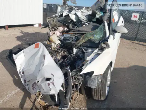 1C3CCCFB0GN194416 — 2016 Chrysler 200, photo 2 from IAAI, Biohazard / chemical