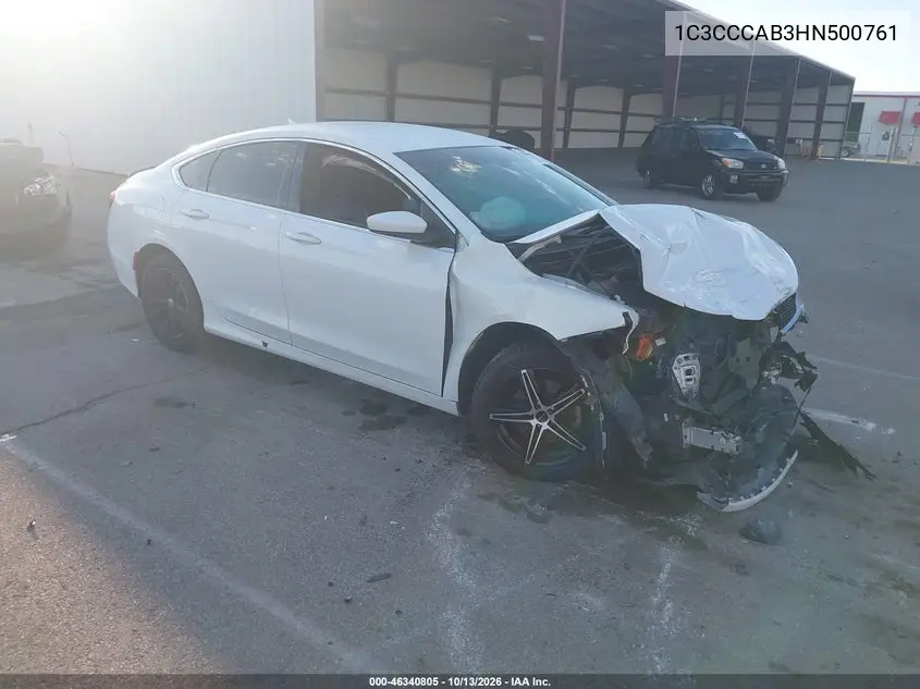2017 Chrysler 200 Limited Platinum VIN 1C3CCCAB3HN500761 фото 2