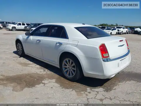 2C3CCACG4CH138230 — 2012 Chrysler 300, zdjęcie 4 z IAAI 03.11.2026, Normalne zużycie