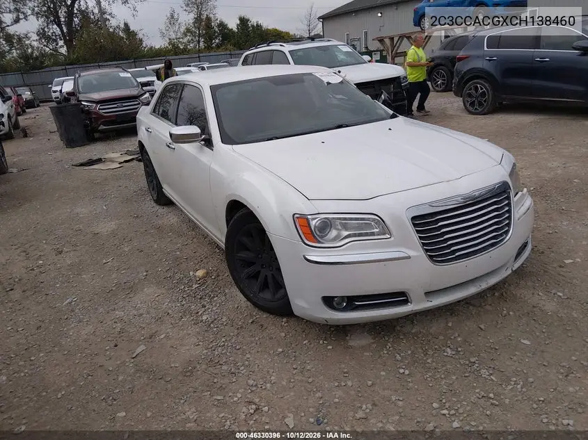 2C3CCACGXCH138460 — 2012 Chrysler 300, zdjęcie 2 z IAAI, Lewy bok