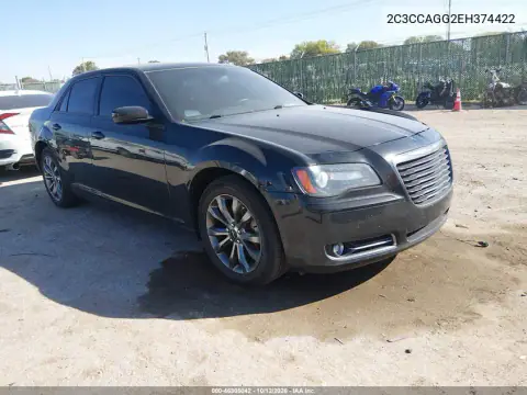 2C3CCAGG2EH374422 — 2014 Chrysler 300, foto 2 de IAAI, Delantera izquierda