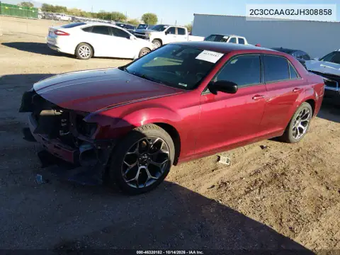 2C3CCAAG2JH308858 — 2018 Chrysler 300, foto 2 de IAAI, Parte delantera