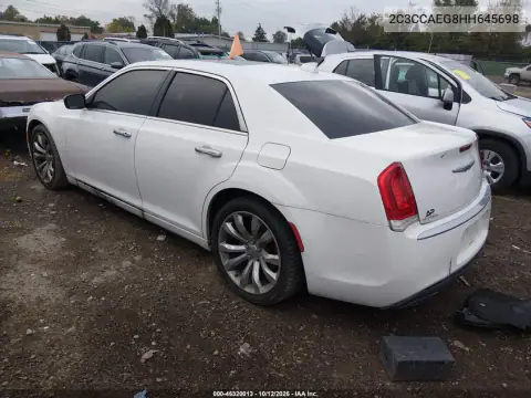 2C3CCAEG8HH645698 — 2017 Chrysler 300C, zdjęcie 4 z IAAI, Prawy tył