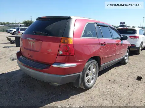 2004 Chrysler Pacifica VIN 2C8GM68434R370415 фото 5