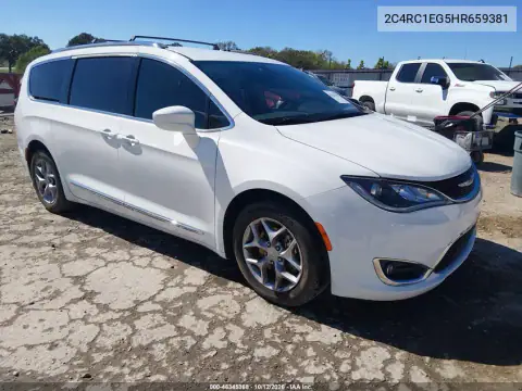 2C4RC1EG5HR659381 — 2017 Chrysler Pacifica, Lewy przód, zdjęć przed naprawą