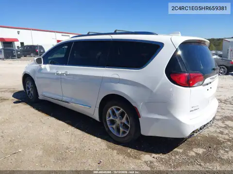 2C4RC1EG5HR659381 — 2017 Chrysler Pacifica, photo 4 from IAAI, Left front