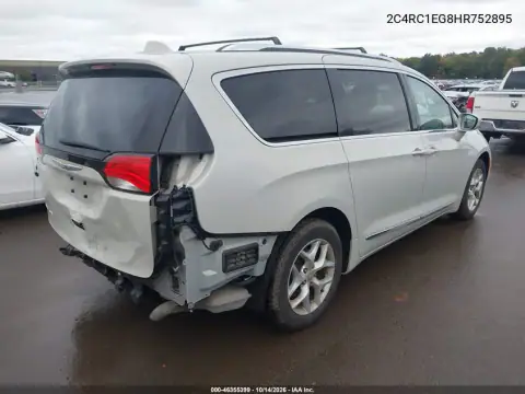 2C4RC1EG8HR752895 — 2017 Chrysler Pacifica, фото 5 з IAAI, Задня частина