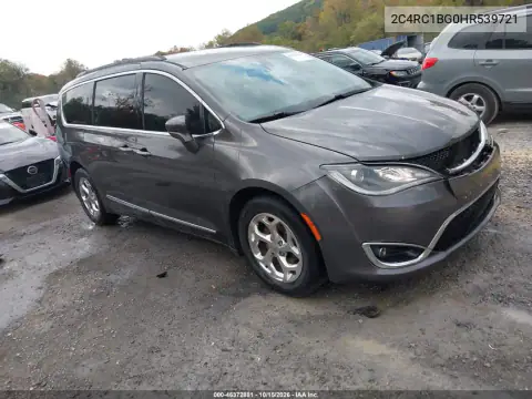2C4RC1BG0HR539721 — 2017 Chrysler Pacifica, ПЕРЕДНЯЯ ЧАСТЬ, фото до ремонта