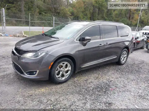 2C4RC1BG0HR539721 — 2017 Chrysler Pacifica, ფოტო 3, IAAI, წინა ნაწილი