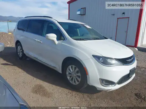 2C4RC1BG7HR591055 — 2017 Chrysler Pacifica, წინა ნაწილი, ფოტოები შეკეთებამდე