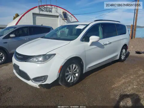 2C4RC1BG7HR591055 — 2017 Chrysler Pacifica, zdjęcie 3 z IAAI, Przód