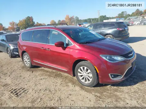 2C4RC1BG1JR288181 — 2018 Chrysler Pacifica, Tył, zdjęć przed naprawą
