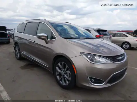 2C4RC1GG4JR260206 — 2018 Chrysler Pacifica, задняя часть справа, фото до ремонта