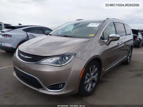 2C4RC1GG4JR260206 — 2018 Chrysler Pacifica, ფოტო 3, IAAI 27.10.2026, უკანა მარჯვენა ნაწილი