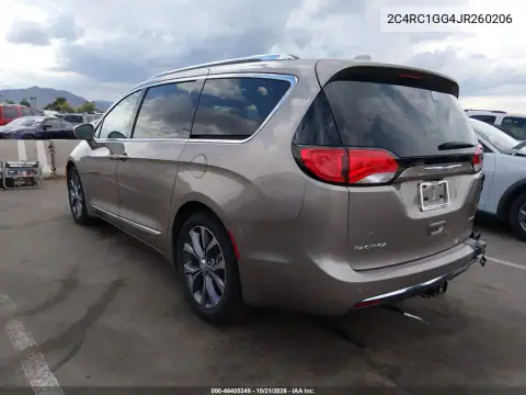 2C4RC1GG4JR260206 — 2018 Chrysler Pacifica, ფოტო 4, IAAI 27.10.2026, უკანა მარჯვენა ნაწილი