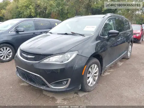 2C4RC1BG9KR650193 — 2019 Chrysler Pacifica, фото 2 с аукциона IAAI, ПЕРЕДНЯЯ ЧАСТЬ