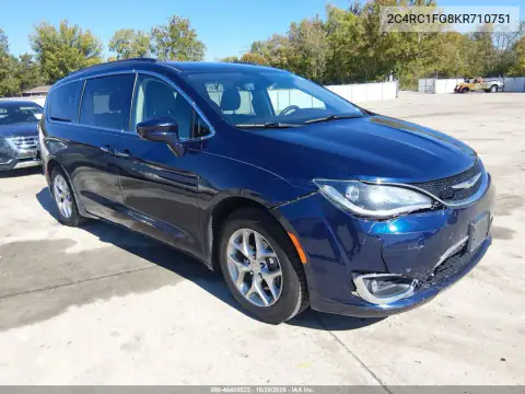 2C4RC1FG8KR710751 — 2019 Chrysler Pacifica, zdjęcie 2 z IAAI, Przód