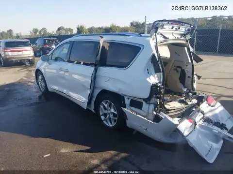 2C4RC1GG7LR138362 — 2020 Chrysler Pacifica, photo 3 from IAAI, Front and rear