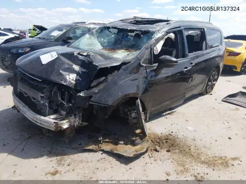2C4RC1GG5LR137324 — 2020 Chrysler Pacifica, zdjęcie 2 z IAAI, Dachowanie