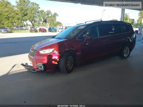 2C4RC1BG0MR556660 — 2021 Chrysler Pacifica, photo 2 from IAAI, Front end
